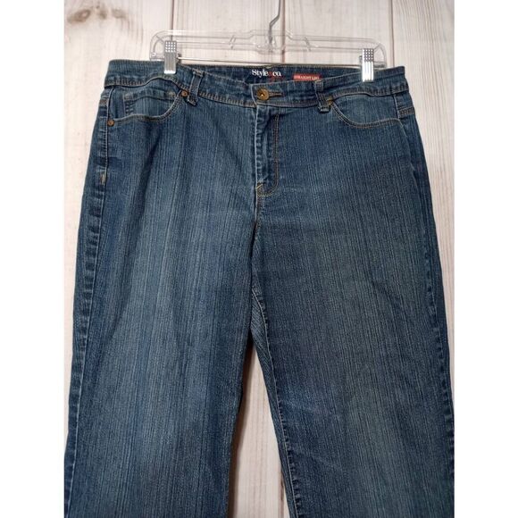 Style & Co Jeans Ladies 14 Straight Leg - Picture 3 of 7